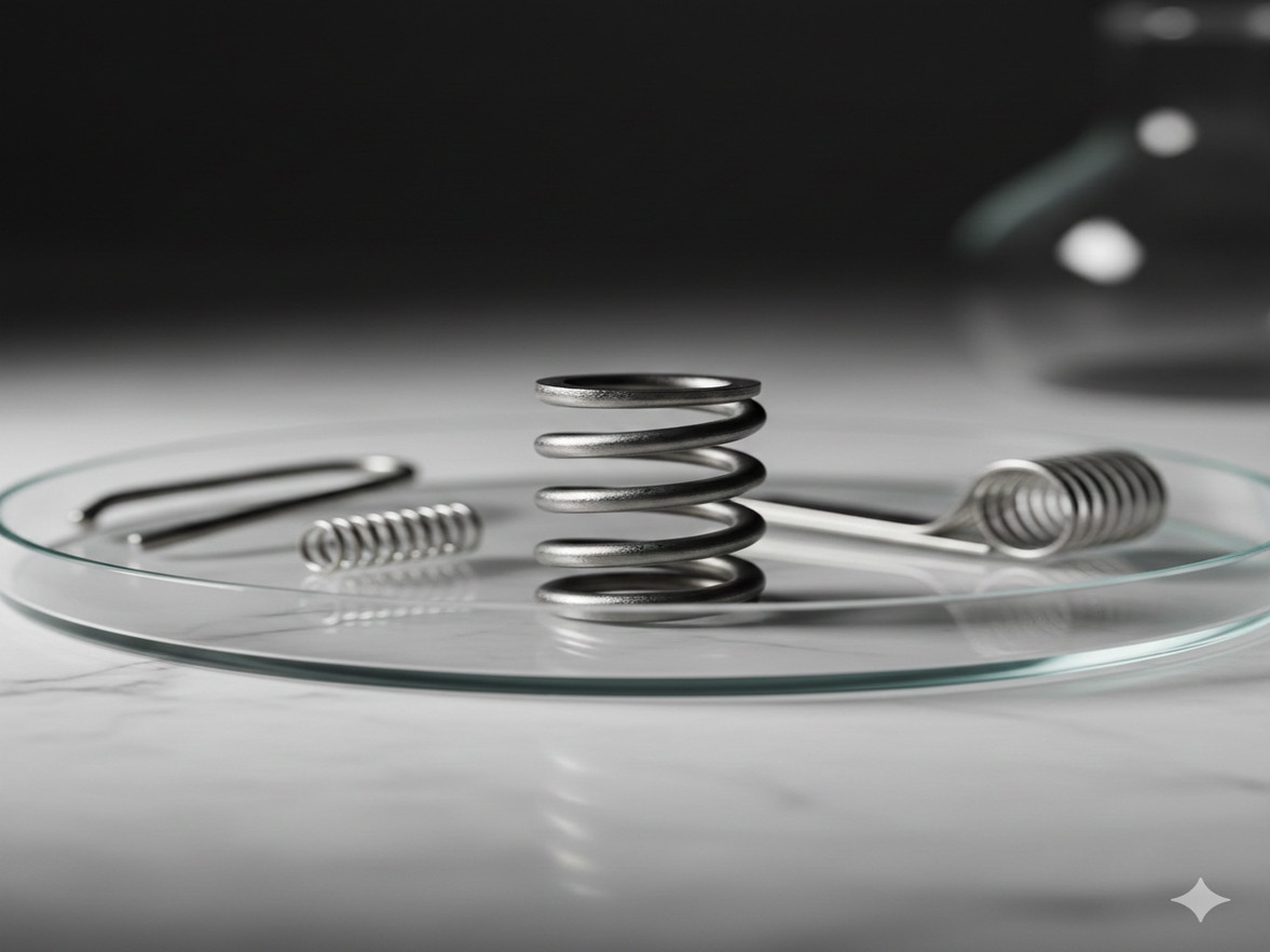 Uso de resortes en dispositivos médicos