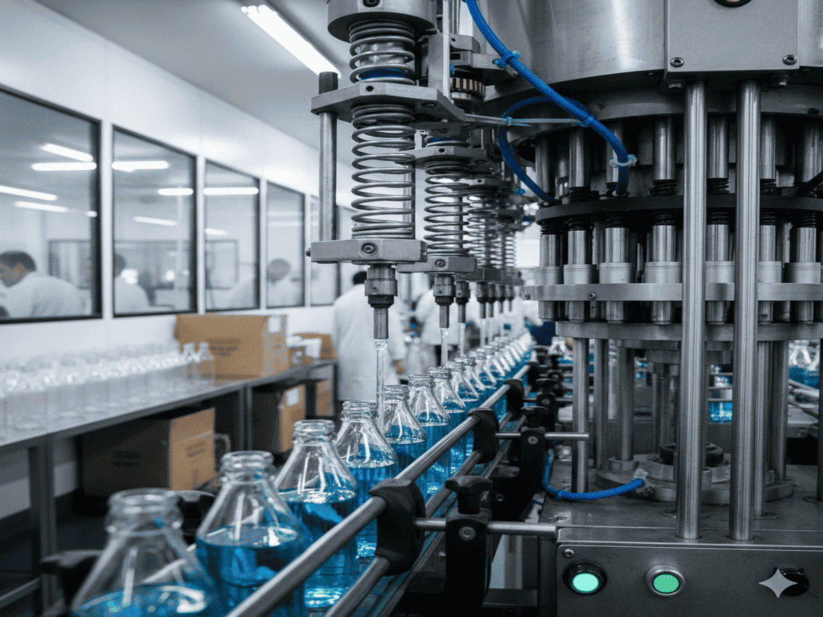 Resortes para la industria alimentaria