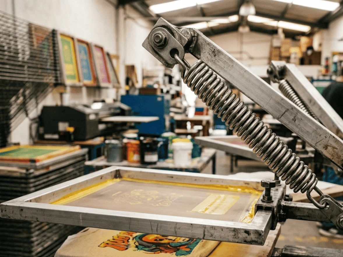 Resortes para serigrafía